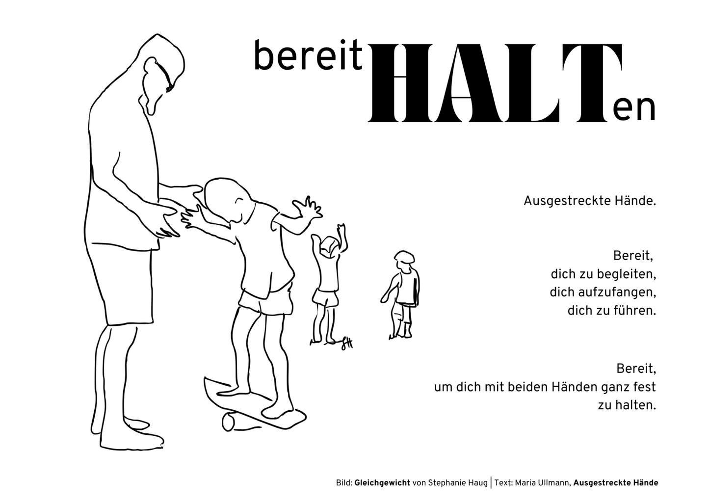 Postkarten mit Motiven vom Familienkalender 2025