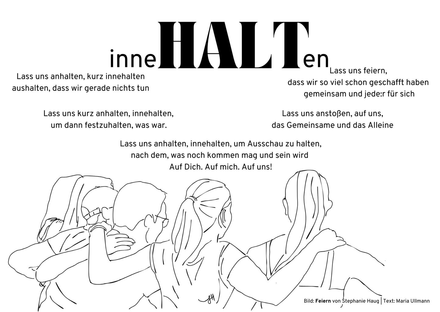 Postkarten mit Motiven vom Familienkalender 2025